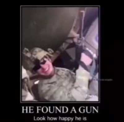 Zach when Mike downloads a new gun mod