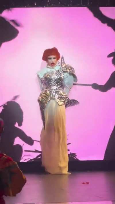 Sasha Velour as Joan of Arc to 'Moderation' by Florence and the Machine 