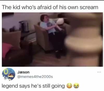 Apparently people can be afraid of their own scream