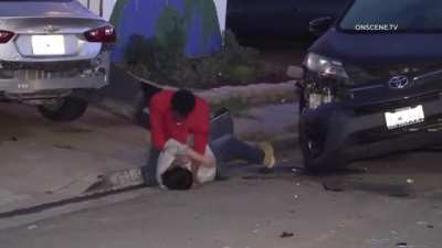 Drunken driver fight 1-01-2021 😭