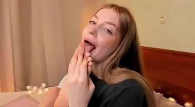 Two Friends Licks her perfect toes