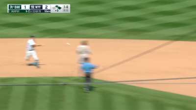 [Highlight] Yankees end the game with triple play.