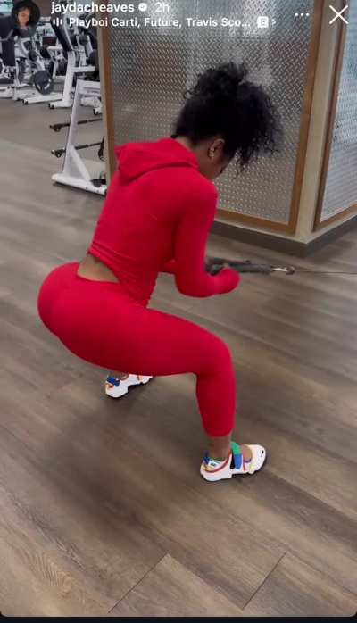 Bbyg was gettin it in at the gym today<wbr>😋❤️💪🏽