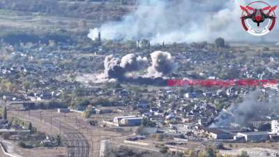 RU POV: Russian Aerospace Forces struck a 116th Separate Mechanized Brigade of the Ukrainian Armed Forces in Kupyansk.