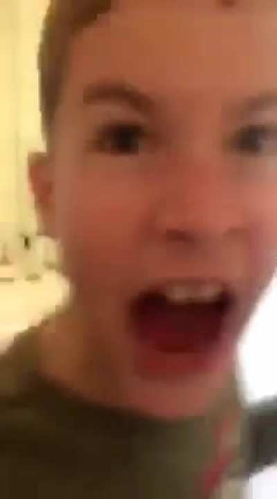 Scaring the s*** out of my little brother