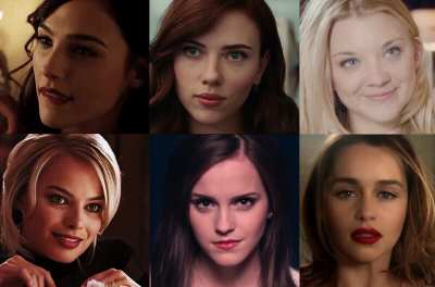 Which one could subdue you with just single gaze? - Gal Gadot/Scarlett Johansson/Natalie Dormer/Margot Robbie/Emma Watson/Emilia Clarke
