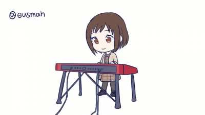 Tsugu practices Hey-day Capriccio (extended version).