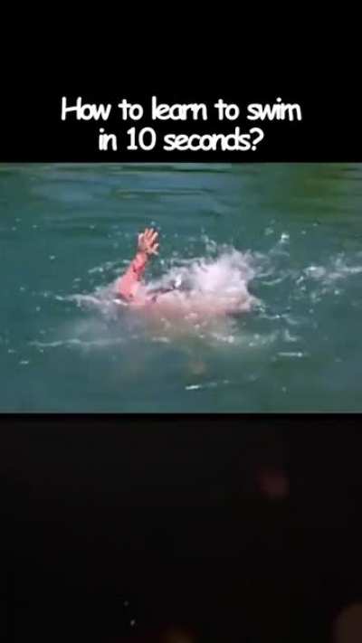 How to learn swimming