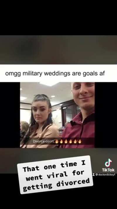 Finally put my divorce video on TikTok