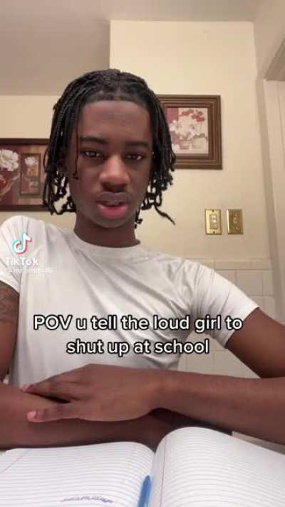 the loud girl