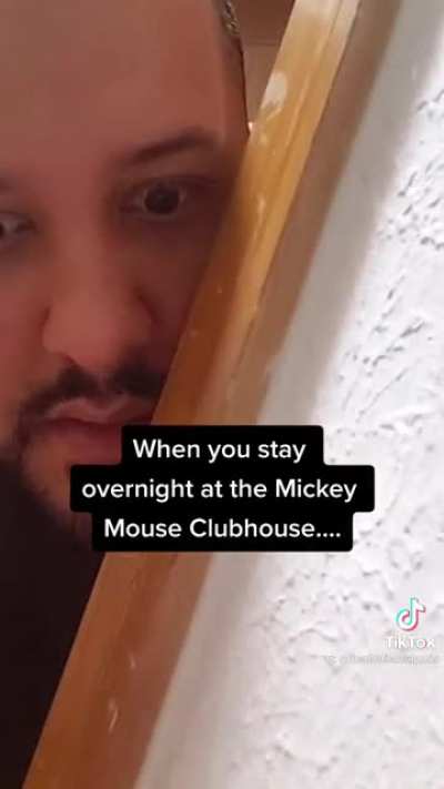 Rolling up on a domestic at Disney like