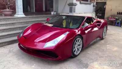 Homemade car: Ferrari 488 GTB