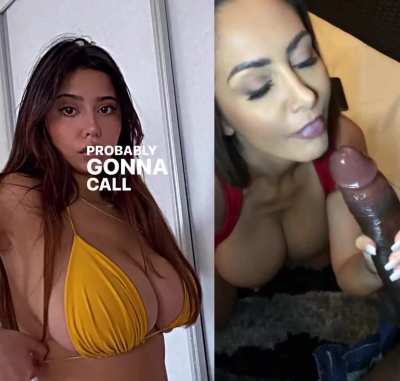 Coral Sharon's huge tits were built for Big Black Cock