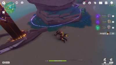 PSA: I have discovered how to make Zhongli crawl like a baby.