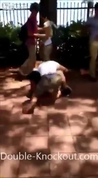 Double knockout left his skull cracked