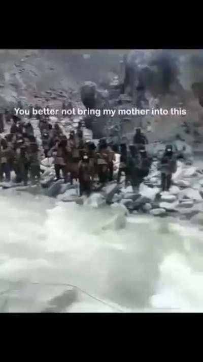 Indian and Chinese Army Face to Face satire)