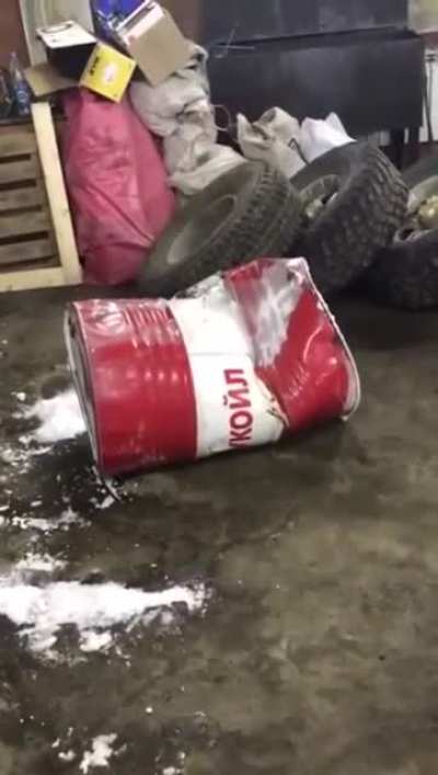 Fixing barrel in Russia