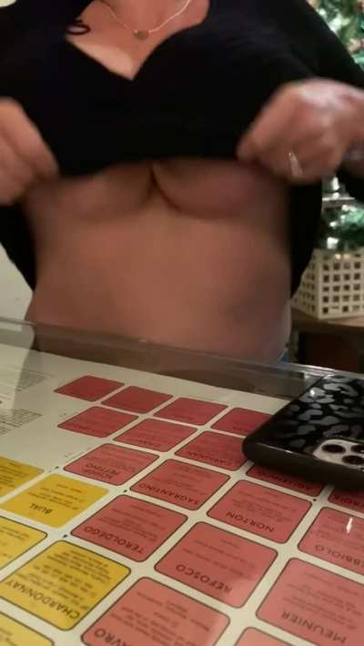 TittyDroppin’ at a winery. Anyone want to join me for a glass of wine.