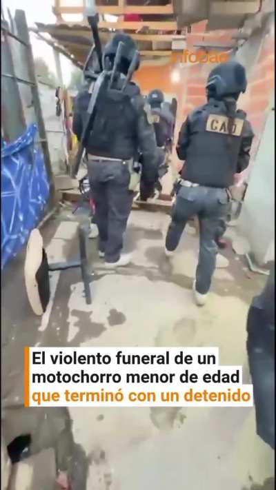 Fue detenido por disparar tiros al aire en un funeral tumbero en Tigre