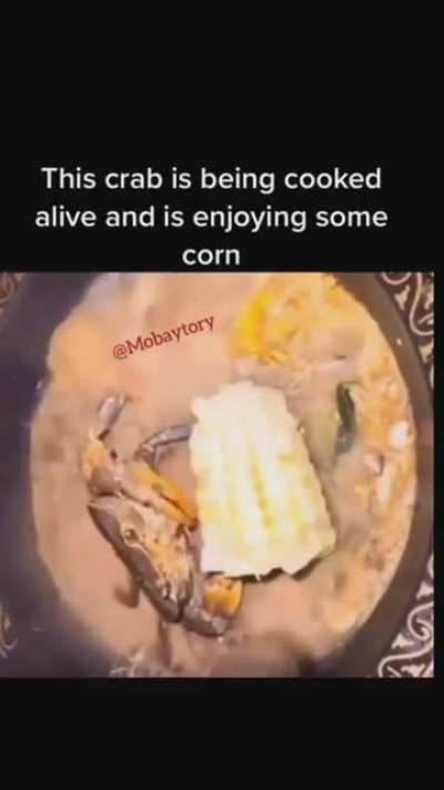I wish I was this crab.