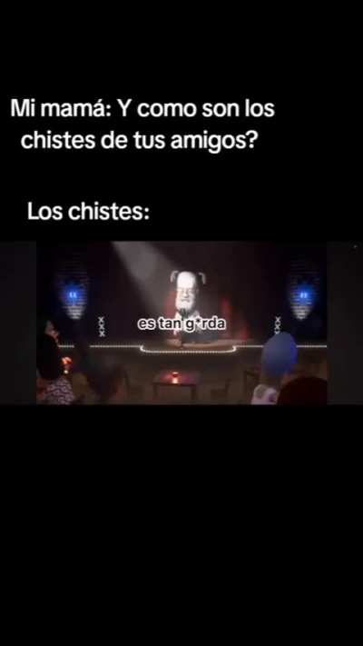 La mamá de peli es tan gorda tan gorda que tiene una órbita propia 
