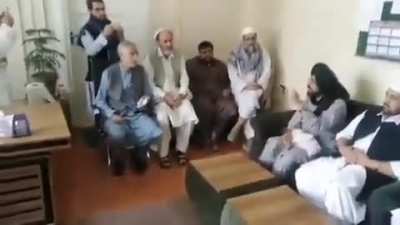 Taliban official Abdul Hamid Hamasi visited a hospital in Kabul and assured the female doctors to continue their work and said that they will not be harmed