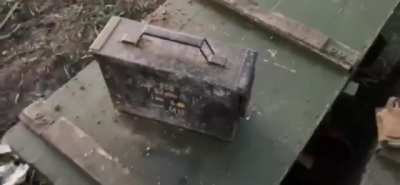 Ru pov: Abandoned UAF positions on the outskirts of the village of Zaitsevo. Russian Forces found several NATO weaponry