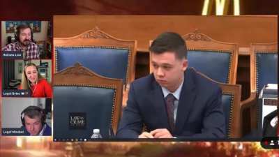 Lawyers publicly streaming their reactions to the Kyle Rittenhouse trial freak out when one of the protestors who attacked Kyle admits to drawing & pointing his gun at Kyle first, forcing Kyle to shoot in self-defense.