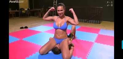 Zoe. Victory pose scene 