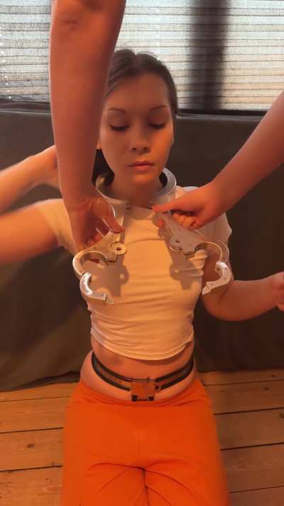 Binding her for transport