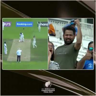 Indian Fan Celebrating the Teams Victory