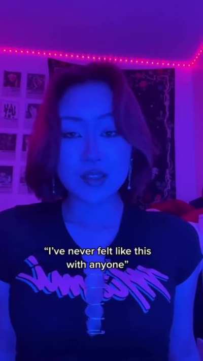 Literally all I needed to hear from her, just how I want her to feel about me...