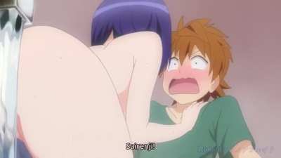 Haruna and rito kiss