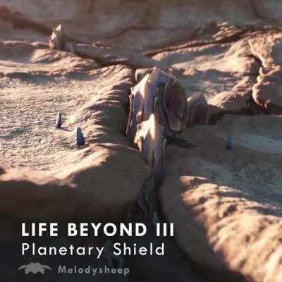 Alien planet protected by a Planetary Shield - 