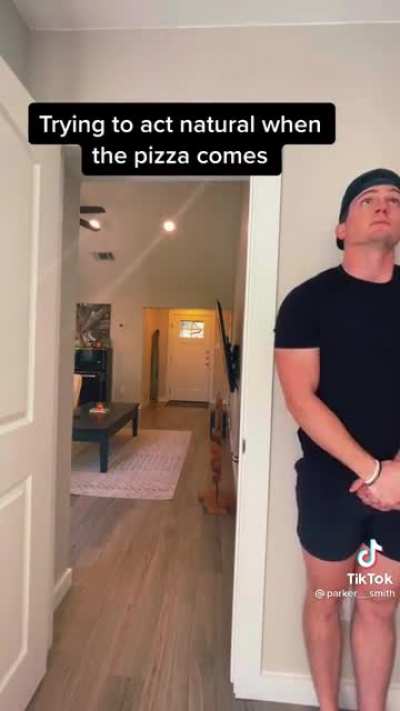 When the delivery driver arrives