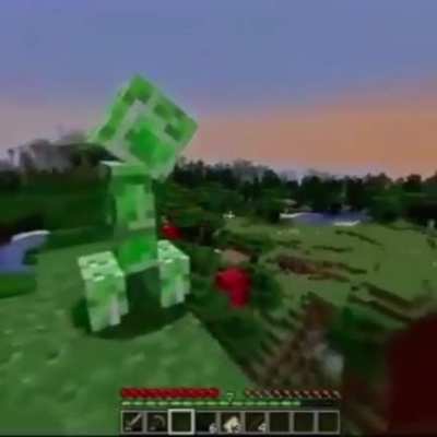 Even the Creeper lives in pain 😕