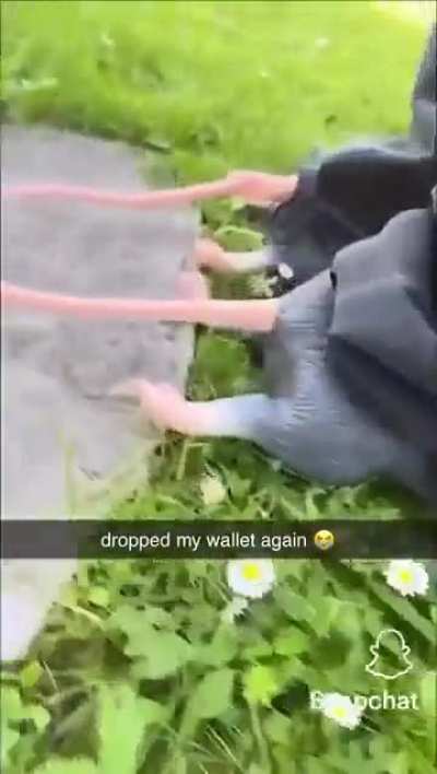 Dropped my wallet