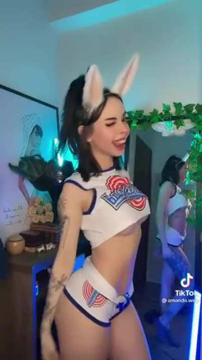 Cute bunny girl