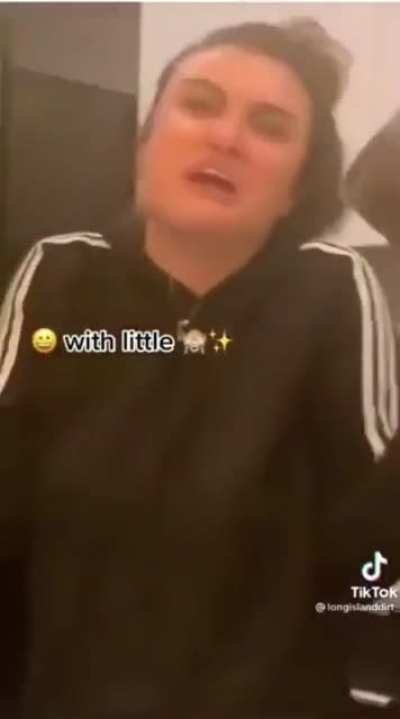 this annoying woman with her pathetic screechy voice.