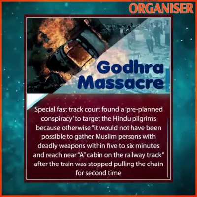 20 years ago on this day, a mob of radical Islamists burnt an entire train carrying Hindu pilgrims which included small children and women. #NeverForget #GodhraMassacre