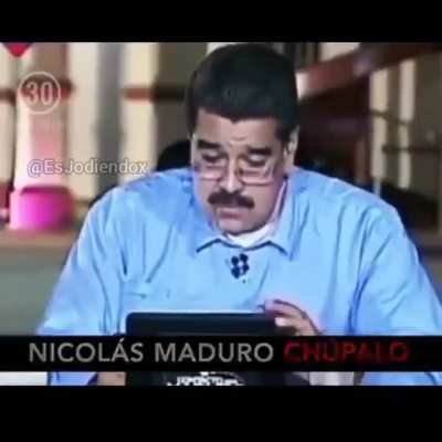 Nicolás Maduro chupalo 😏
