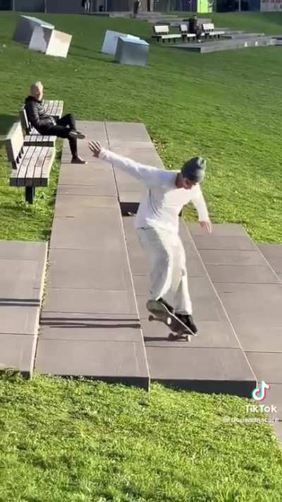 When you finally learn how to do a trick skateboarding