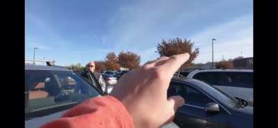 Cart Narcs touches the Audi. Someone didn’t put their cart back!