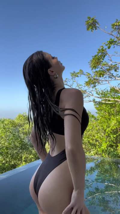 My booty looks sexy in this bodysuit