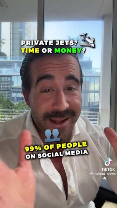 “Only dumb people spends money on experiences”