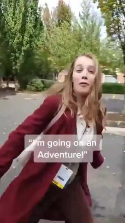 I'm going on an adventure