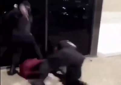 Security guards been wildin' lately...