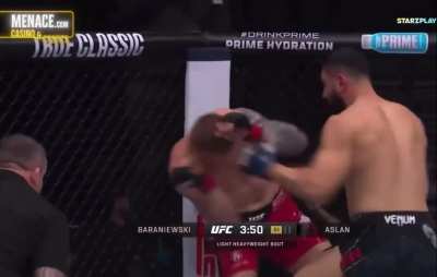 Iwo Baraniewki vs Ibo Aslan delivered everything a BMF fight should be