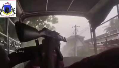 Armed Monks affiliated with People's Defense Forces ambushed three Tatmadaw Soldiers in Patheingyi, Mandalay Region (Myanmar/Burma).- Published 20/04/2023
