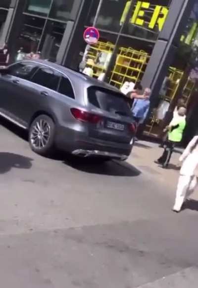Moments after german man drove into crowd killing one